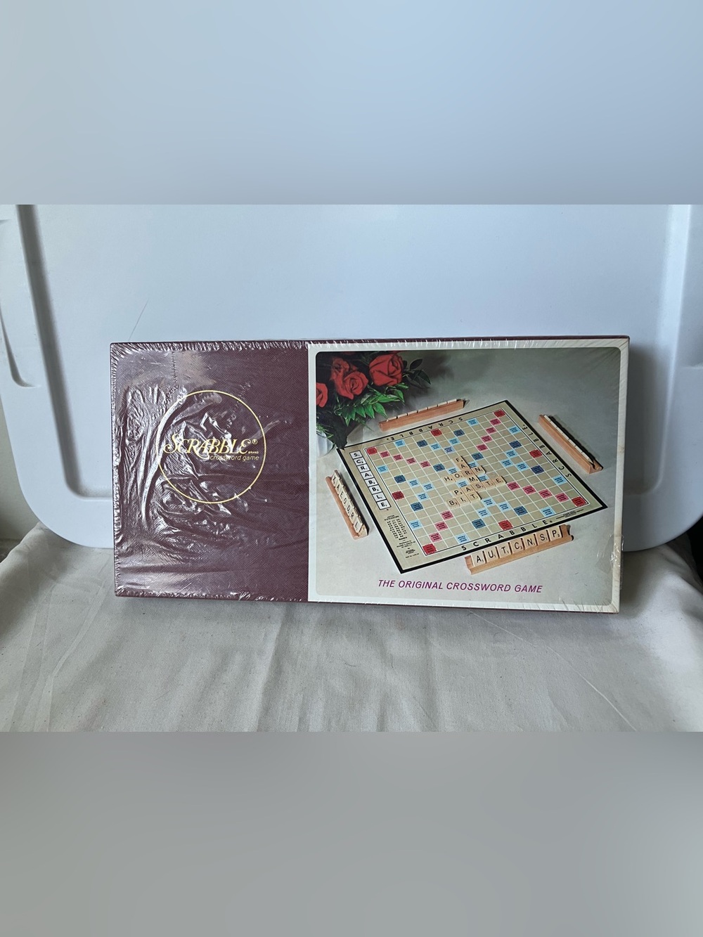 Scrabble Selchow & Righter # 17 Vintage 1971 New NOS Sealed Crossword Tile Game.